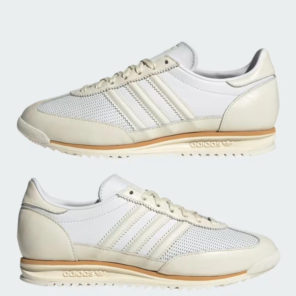 adidas Originals White and Cream Sneakers